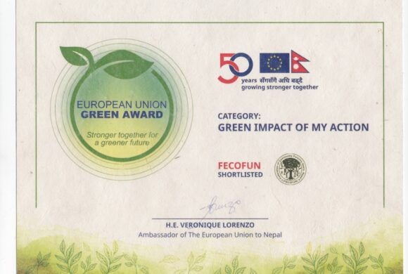 European Union Green Award – Green Impact of my action